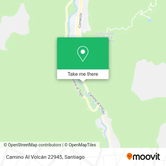Camino Al Volcán 22945 map
