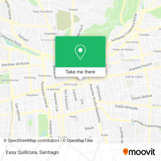 Easy Quilicura map