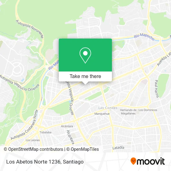 Los Abetos Norte 1236 map