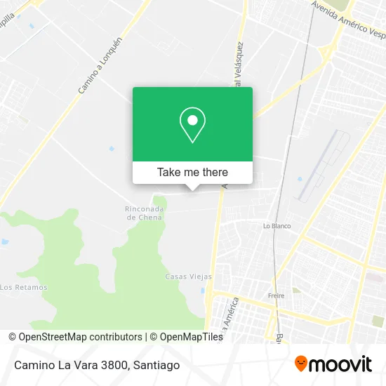 Camino La Vara 3800 map