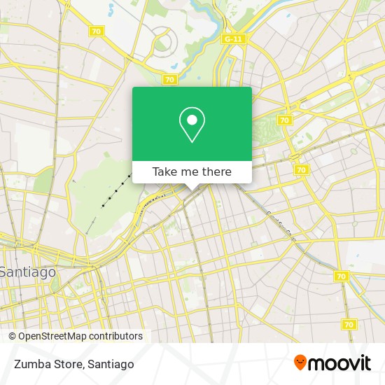 Mapa de Zumba Store