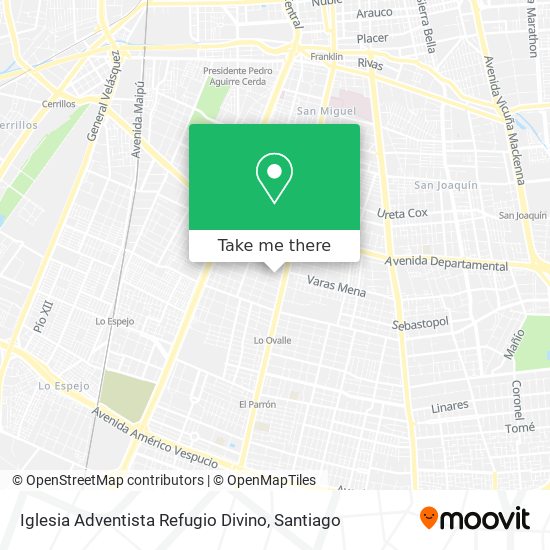 Iglesia Adventista Refugio Divino map