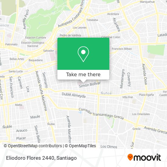 Eliodoro Flores 2440 map