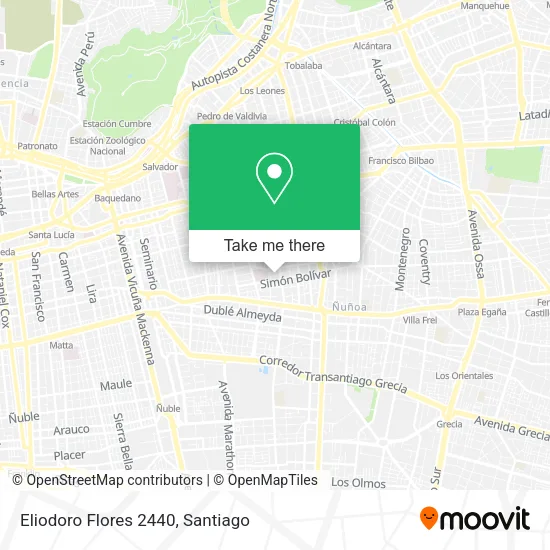 Eliodoro Flores 2440 map