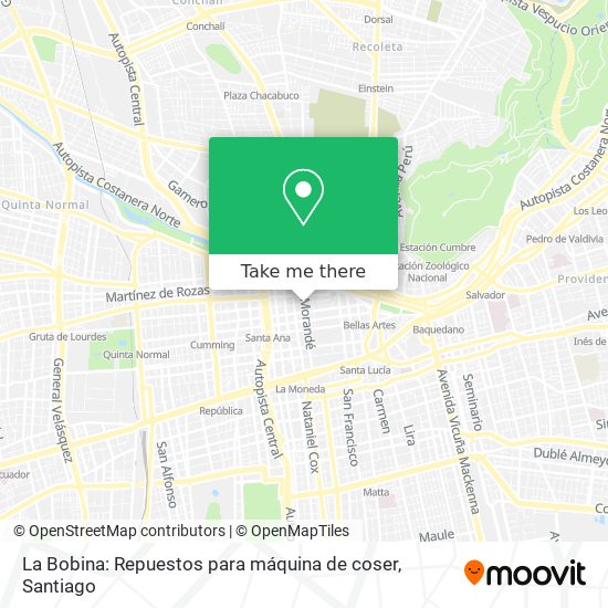 La Bobina: Repuestos para máquina de coser map