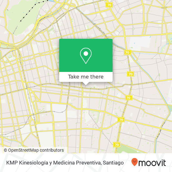 KMP Kinesiología y Medicina Preventiva map