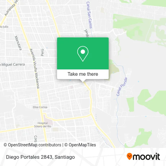 Diego Portales 2843 map