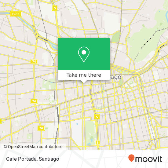 Cafe Portada map