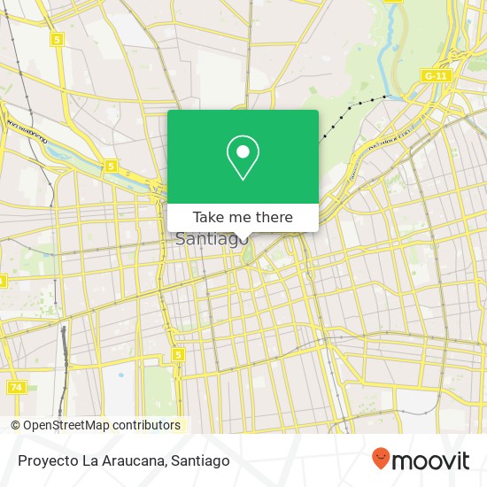 Proyecto La Araucana map