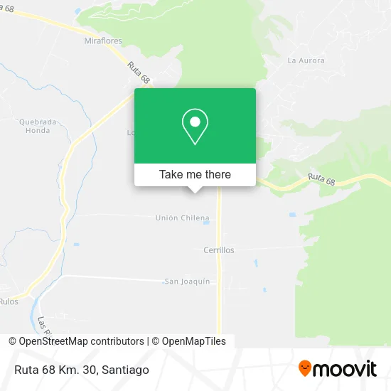 Ruta 68 Km. 30 map