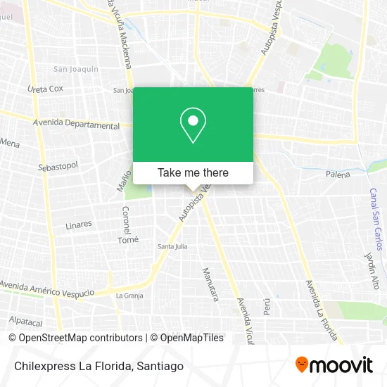 Chilexpress La Florida map