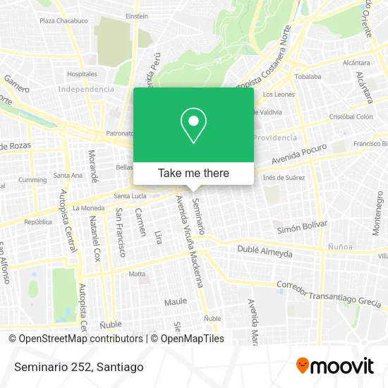 Seminario 252 map