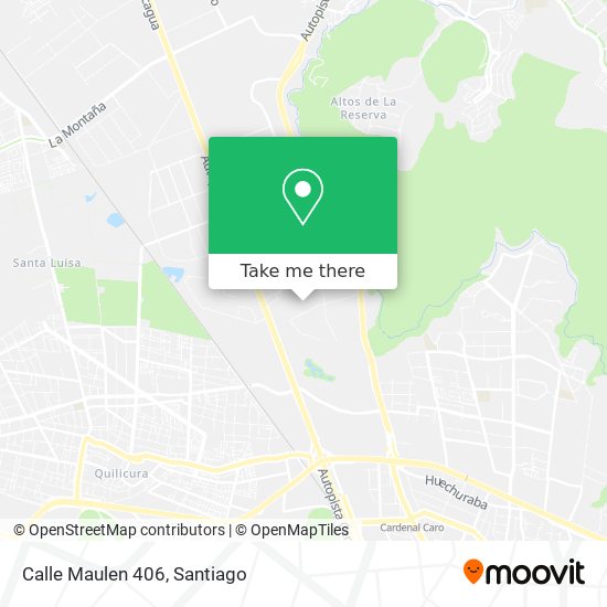 Calle Maulen 406 map