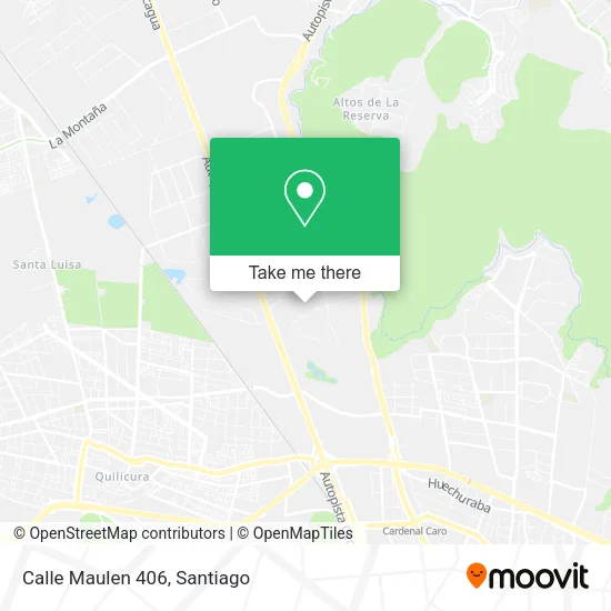Mapa de Calle Maulen 406