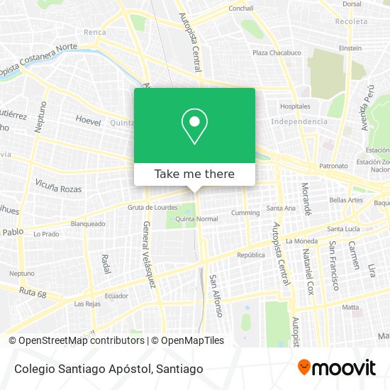 Colegio Santiago Apóstol map