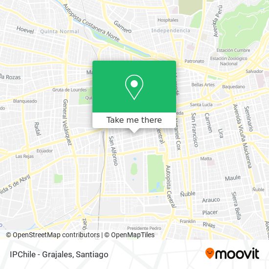 IPChile - Grajales map