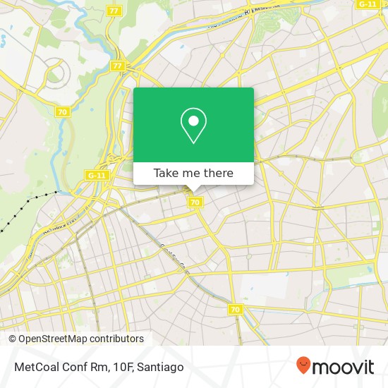 Mapa de MetCoal Conf Rm, 10F