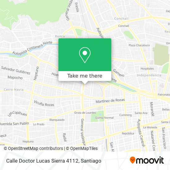 Calle Doctor Lucas Sierra 4112 map