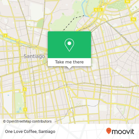 One Love Coffee map