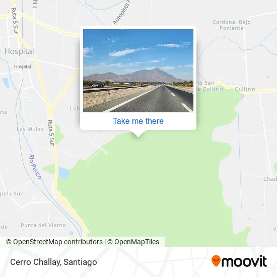 Cerro Challay map