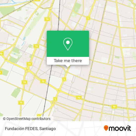 Fundación FEDES map