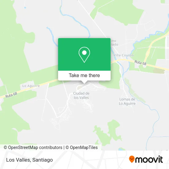 Los Valles map