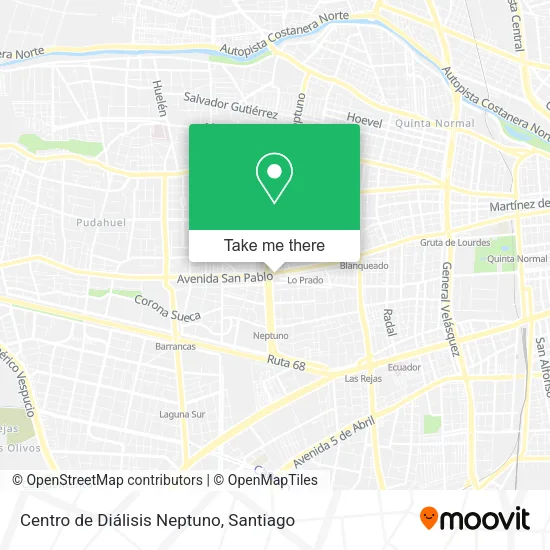 Centro de Diálisis Neptuno map