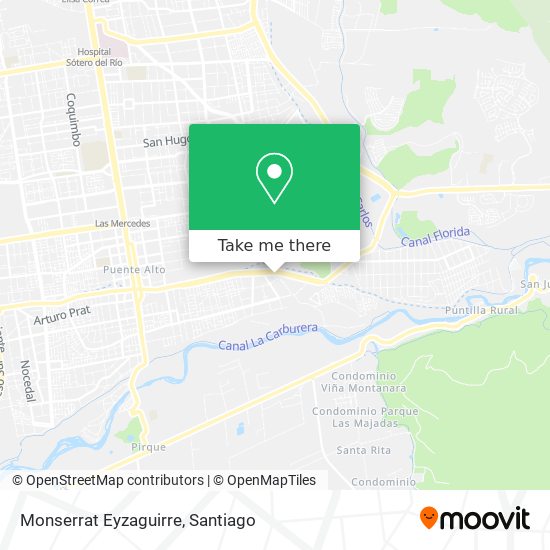 Monserrat Eyzaguirre map