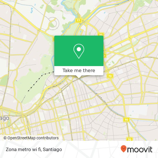 Zona metro wi fi map