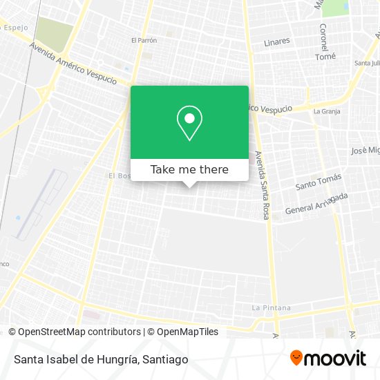 Santa Isabel de Hungría map