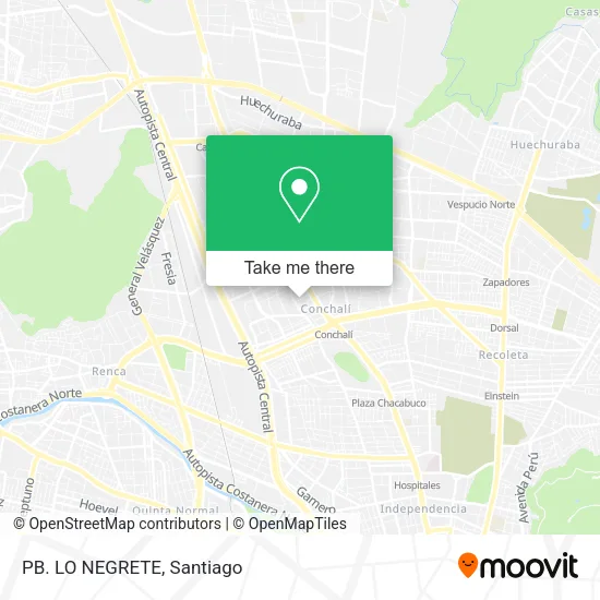 PB. LO NEGRETE map