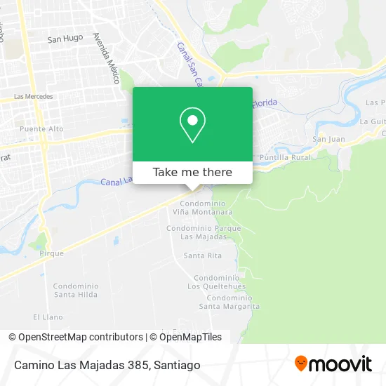 Camino Las Majadas 385 map
