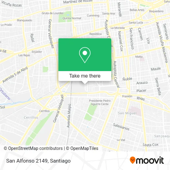 San Alfonso 2149 map