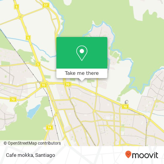 Cafe mokka map