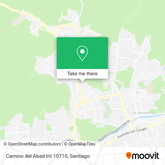 Mapa de Camino del Abad Int 10710