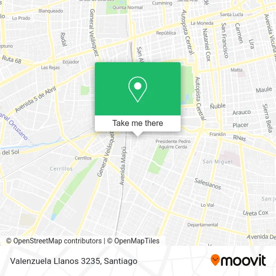 Valenzuela Llanos 3235 map