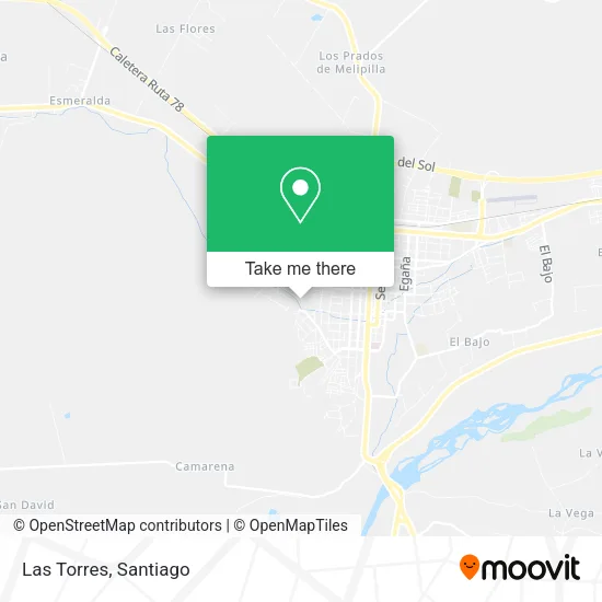 Las Torres map