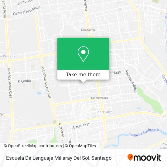 Escuela De Lenguaje Millaray Del Sol map