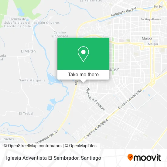 Iglesia Adventista El Sembrador map