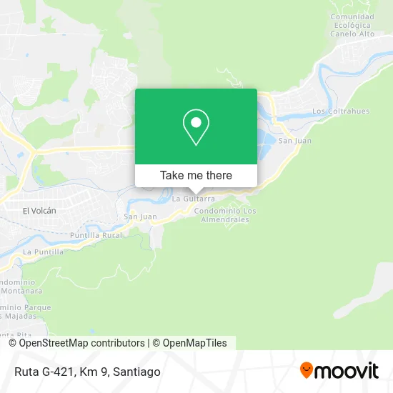 Ruta G-421, Km 9 map