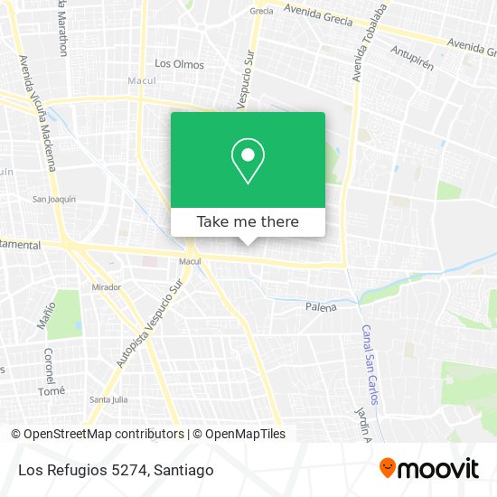 Los Refugios 5274 map