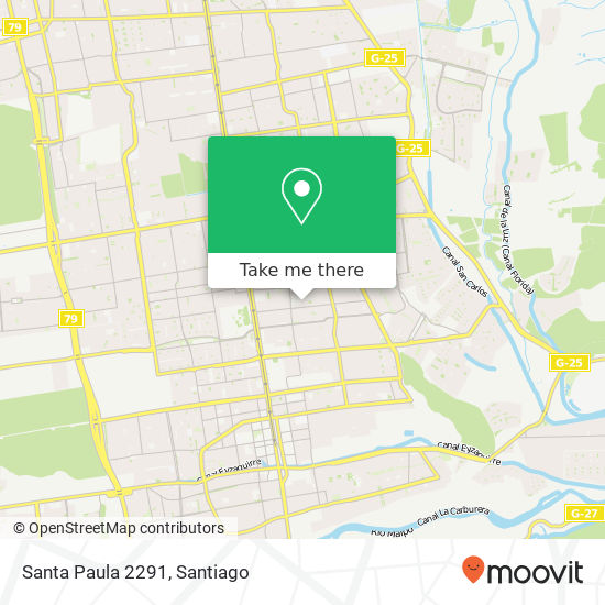 Santa Paula 2291 map