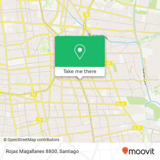 Rojas Magallanes 8800 map