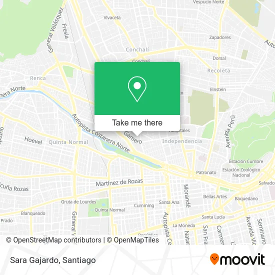 Sara Gajardo map