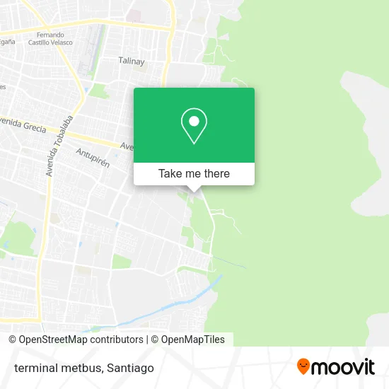 terminal metbus map