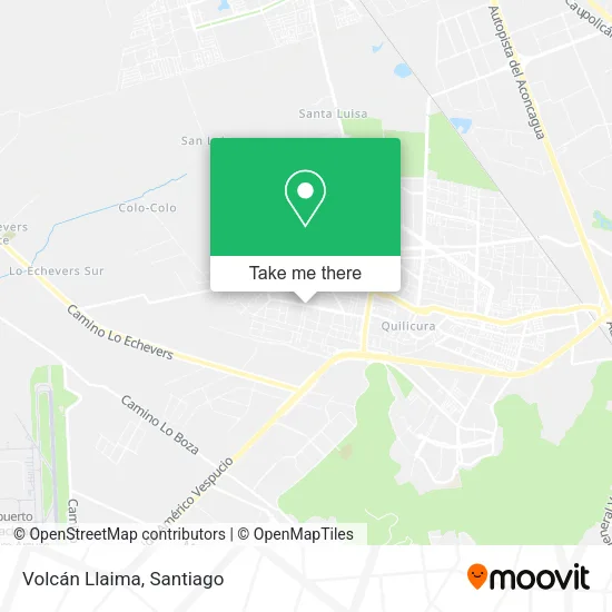 Mapa de Volcán Llaima