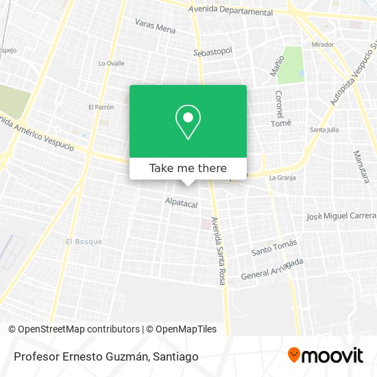 Profesor Ernesto Guzmán map