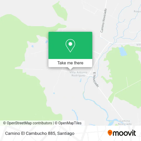 Camino El Cambucho 885 map