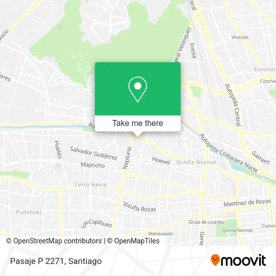 Pasaje P 2271 map