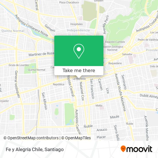 Fe y Alegría Chile map